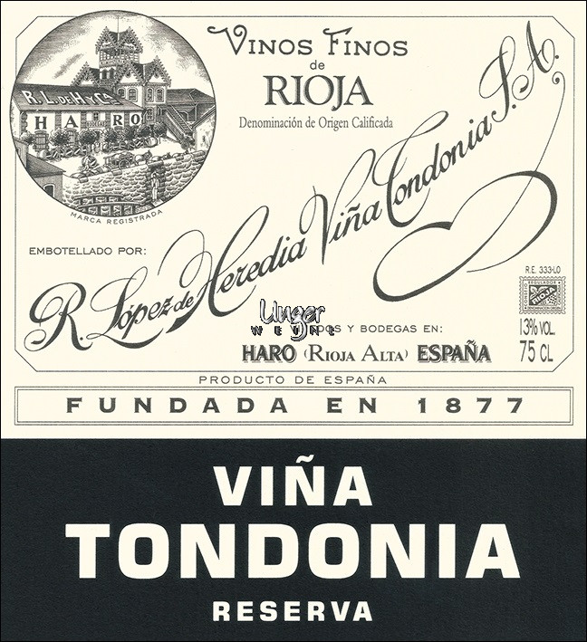 2007 Vina Tondonia Reserva Heredia, Lopez Rioja