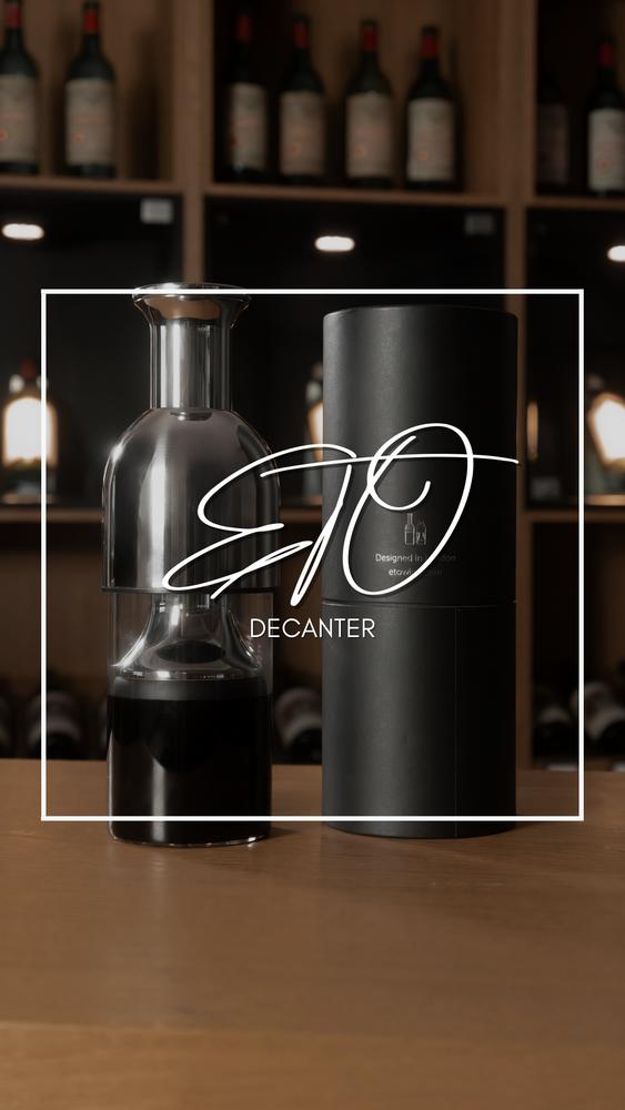 ETO Wine - Decanter in Stainless - mirror finish