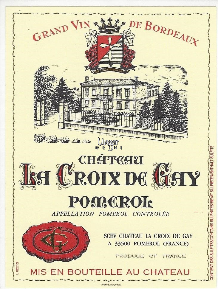 2018 Chateau La Croix de Gay Pomerol