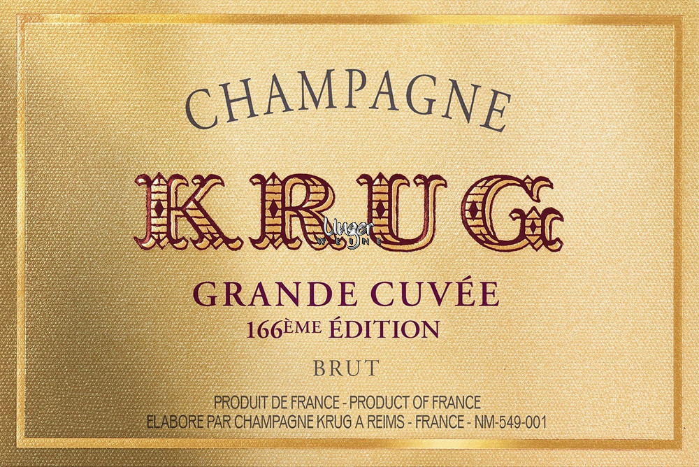 Champagner Grande Cuvee 168eme Edition, brut Krug Champagne