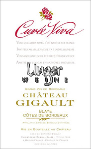 2000 Chateau Gigault Cuvee Viva Cotes Blaye