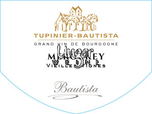 2021 Mercurey Vieilles Vignes Rouge Domaine Tupinier-Bautista Mercurey