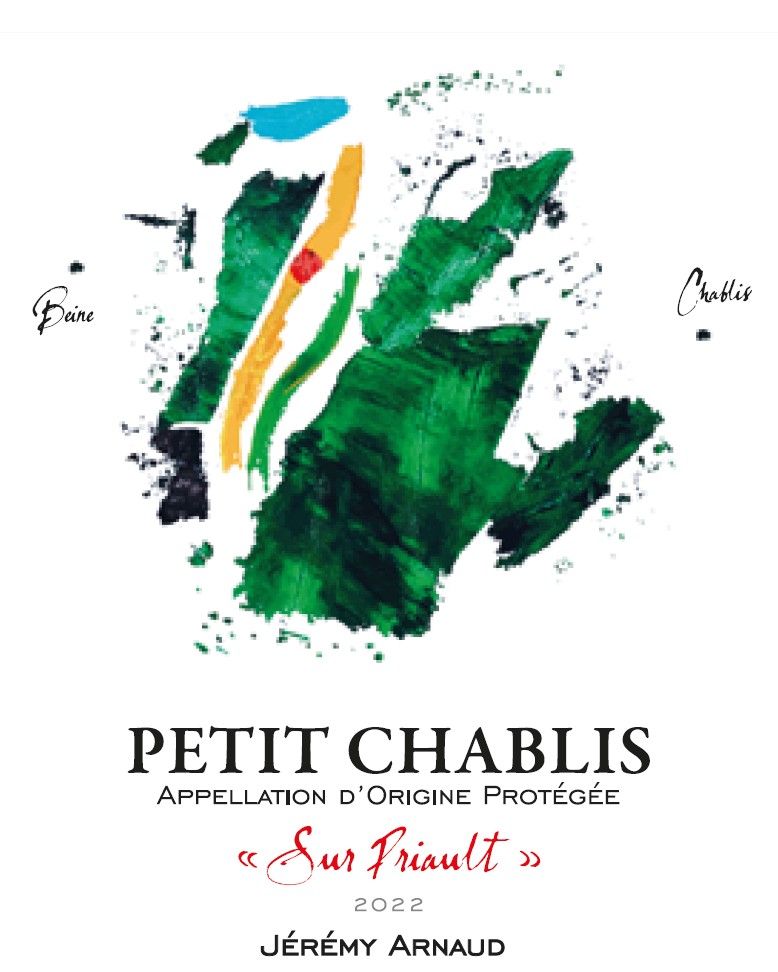 Domaine Jeremy Arnaud - Petit Chablis Sur Priault Village de Beine 2022