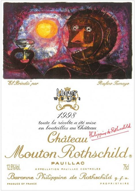 1998 Chateau Mouton Rothschild Pauillac