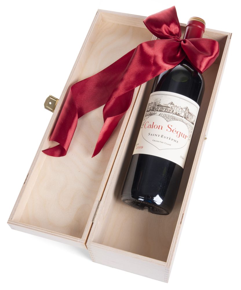 Chateau Calon Segur - in Geschenkholzkiste 2009