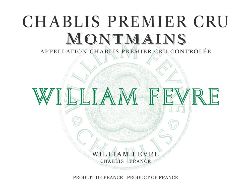 Domaine William Fevre - Chablis Montmains 1er Cru 2020