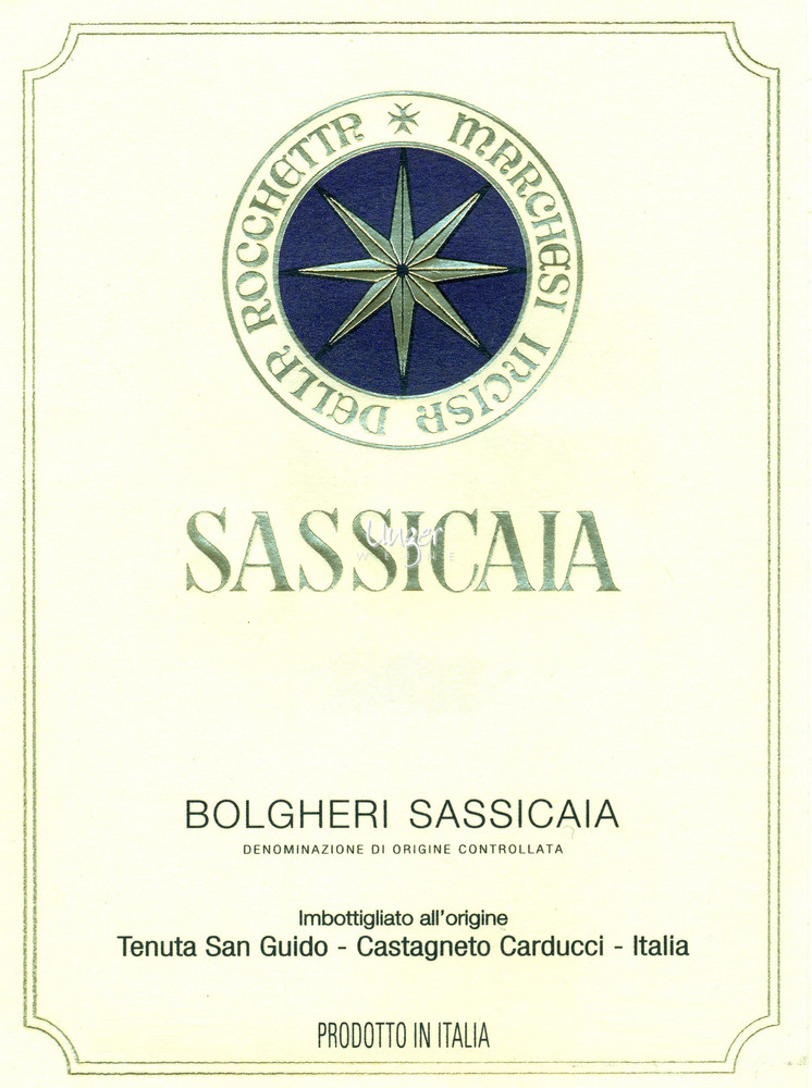 Tenuta San Guido - Sassicaia VdT 2016