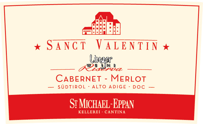2017 St. Valentin Cabernet Merlot Riserva Kellerei St. Michael, Eppan Südtirol