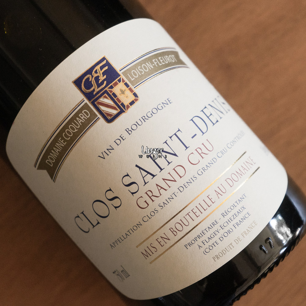 2018 Clos St. Denis Grand Cru Coquard Loison Fleurot Cote de Nuits