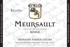 2021 Meursault Rouge Domaine Fabien Coche Cote de Beaune