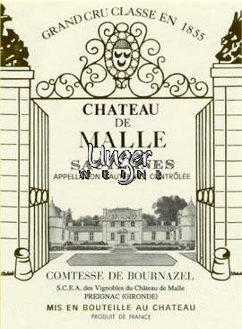 2017 Chateau de Malle Sauternes