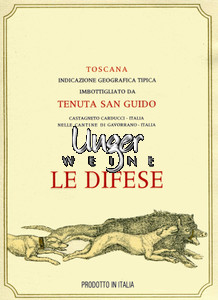 2019 Le Difese Tenuta San Guido Toskana