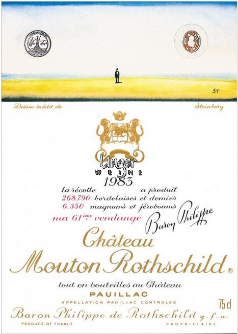 1983 Chateau Mouton Rothschild Pauillac