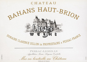 1997 Bahans du Chateau Haut Brion Chateau Haut Brion Graves