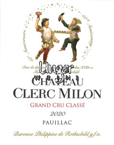 2020 Chateau Clerc Milon Rothschild Pauillac