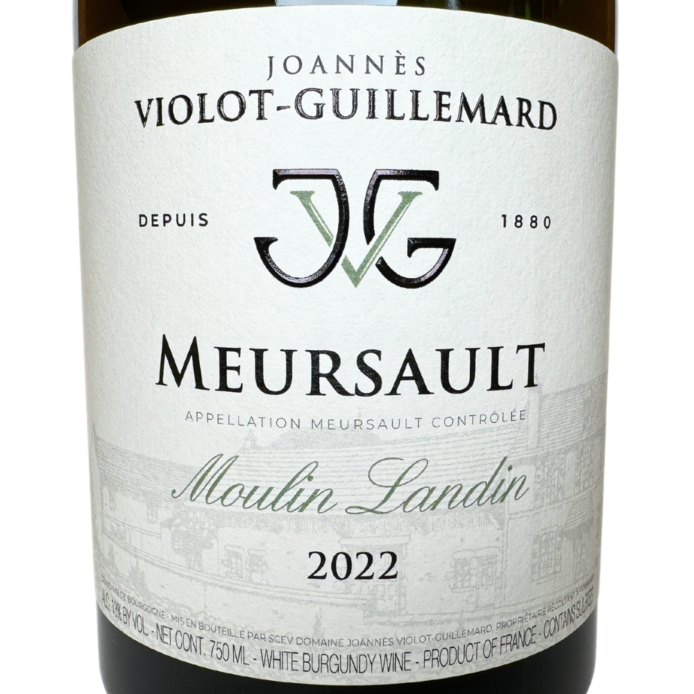 2022 Meursault Le Moulin Landin Joannes Violot-Guillemard Cote de Beaune