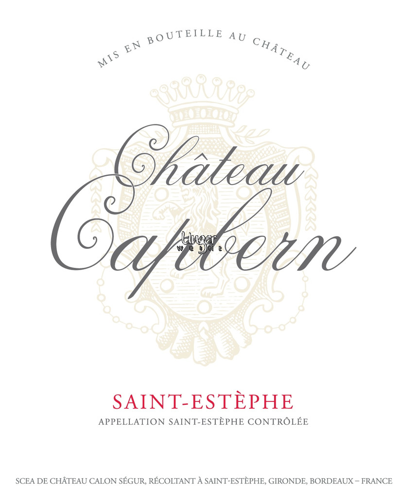 2015 Chateau Capbern Saint Estephe