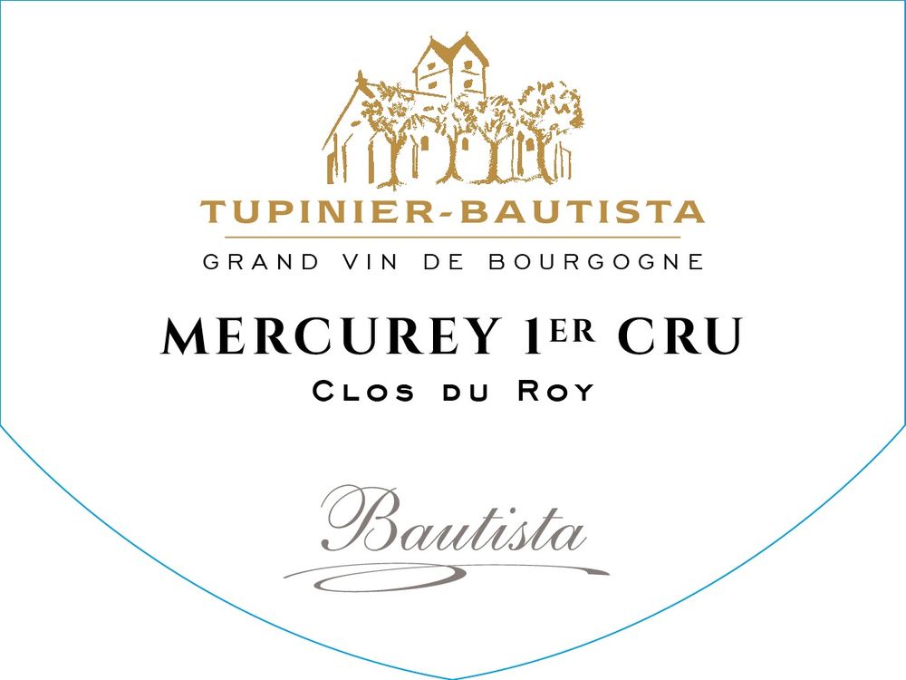 2022 Mercurey Clos du Roy 1er Cru Rouge Domaine Tupinier-Bautista Cote Chalonnaise