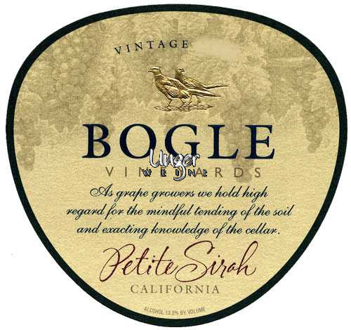 2018 Petite Sirah Bogle Kalifornien