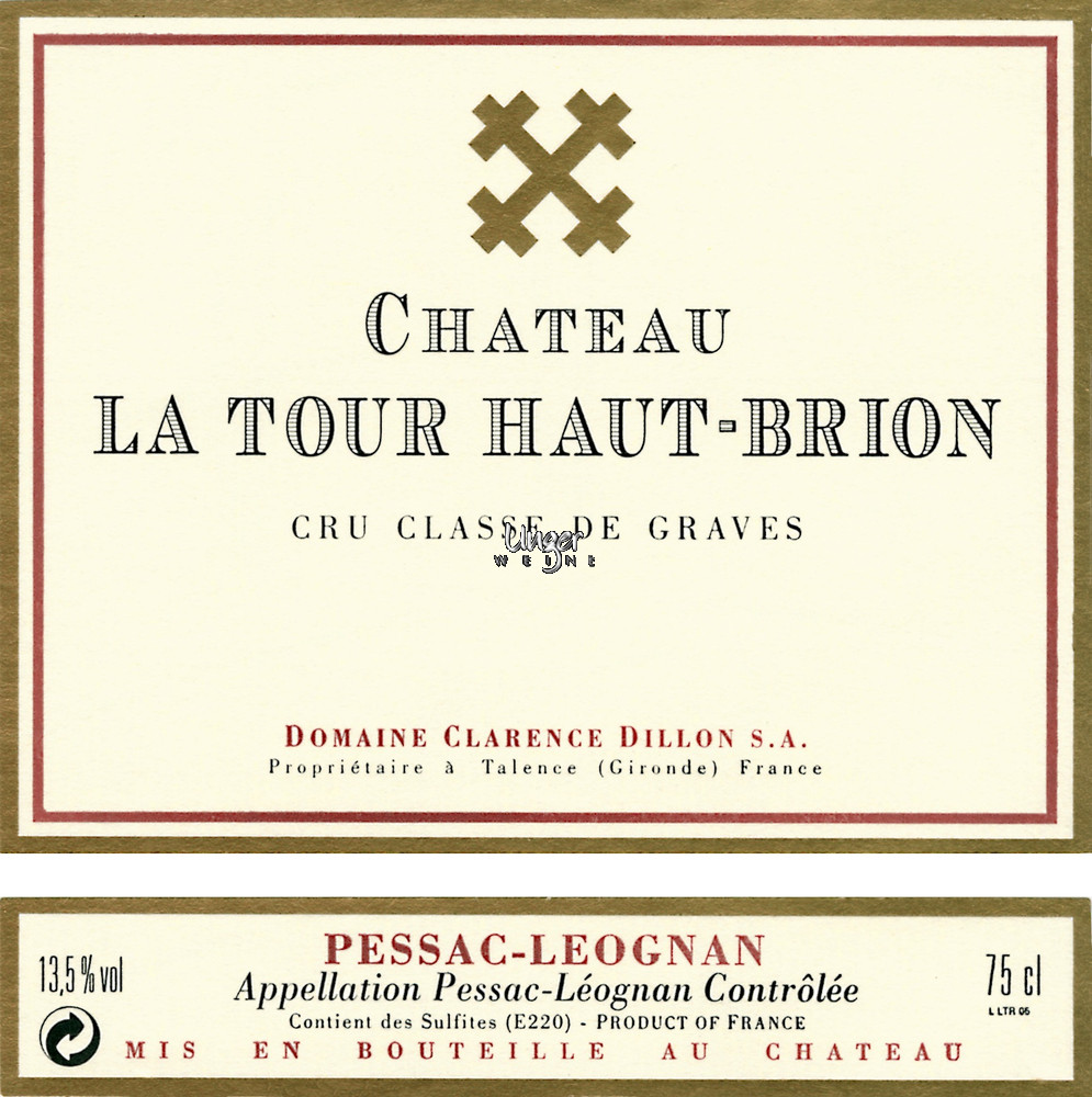 2001 Chateau La Tour Haut Brion Graves