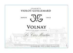 2020 Volnay Le Cros Martin Joannes Violot-Guillemard Cote de Beaune