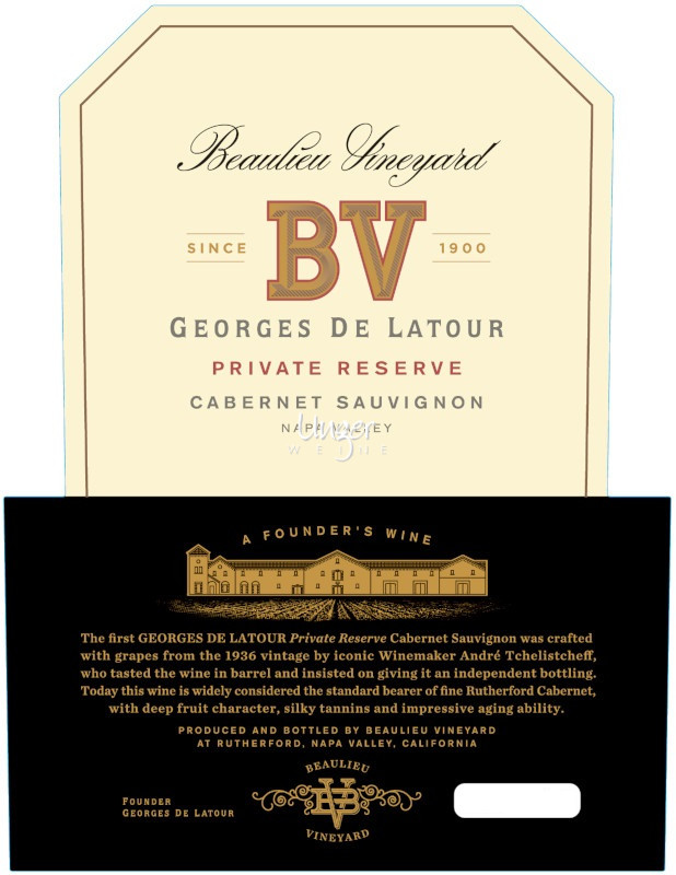 Beaulieu Vineyard - Cabernet Sauvignon Georges de Latour Private Reserve 2019