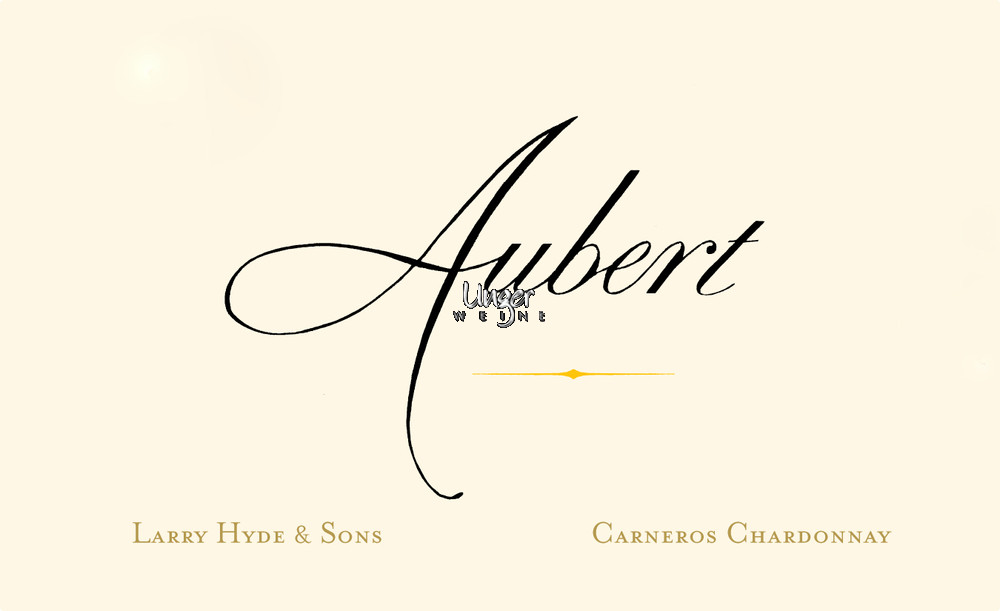 2014 Hyde & Sons Vineyard Carneros Chardonnay Aubert Sonoma Coast