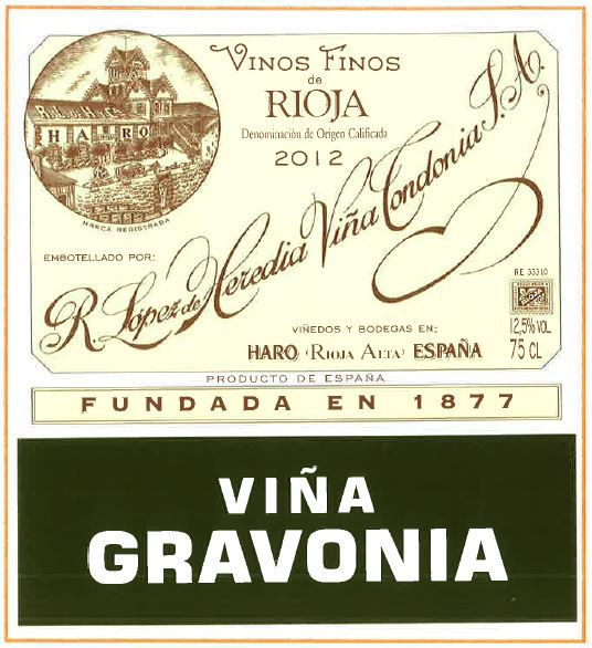 Heredia, Lopez - Vina Gravonia Blanco Crianza 2012