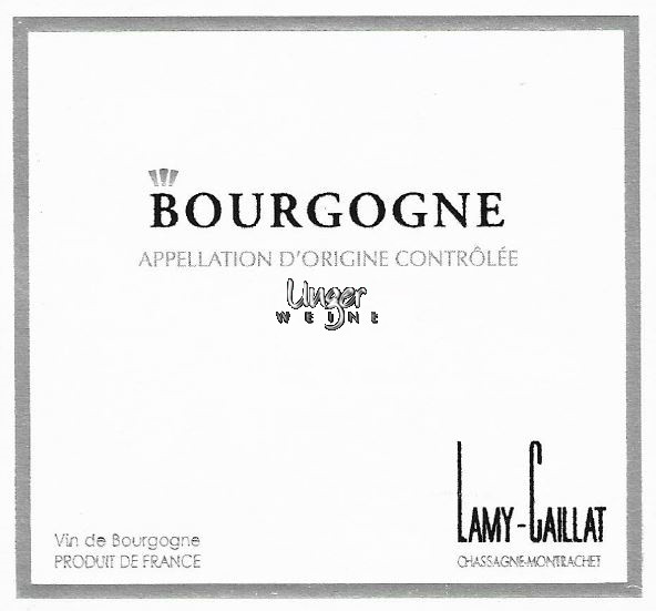 2018 Bourgogne Blanc (eine Flasche -pro Kunde) F. Lamy - Caillat Burgund