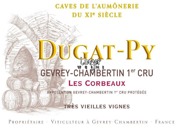 2018 Gevrey Chambertin Les Corbeaux 1er Cru Tres Vielles Vignes Dugat Py Cote de Nuits