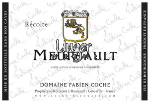 2019 Meursault blanc Domaine Fabien Coche Burgund