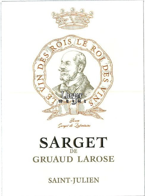 2019 Sarget de Gruaud Chateau Gruaud Larose Saint Julien