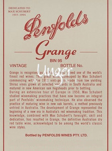 2006 Grange Penfolds Südaustralien