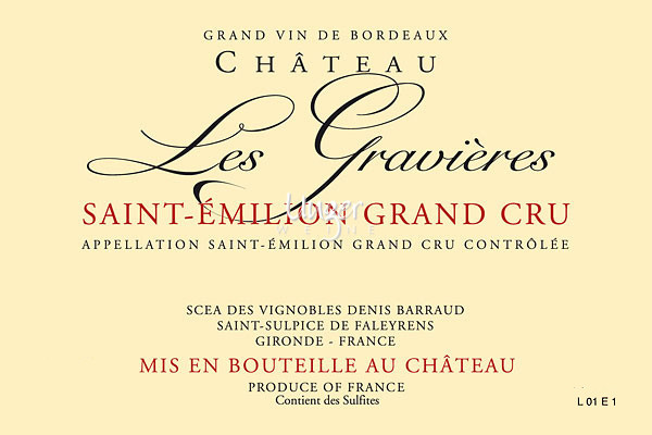 Chateau Les Gravieres 2018