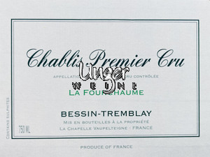 2021 Chablis La Fourchaume 1er Cru Domaine Bessin Tremblay Chablis