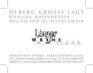 2016 Riesling Ölberg Grosse Lage Weingut W.E. Frank Rheinhessen