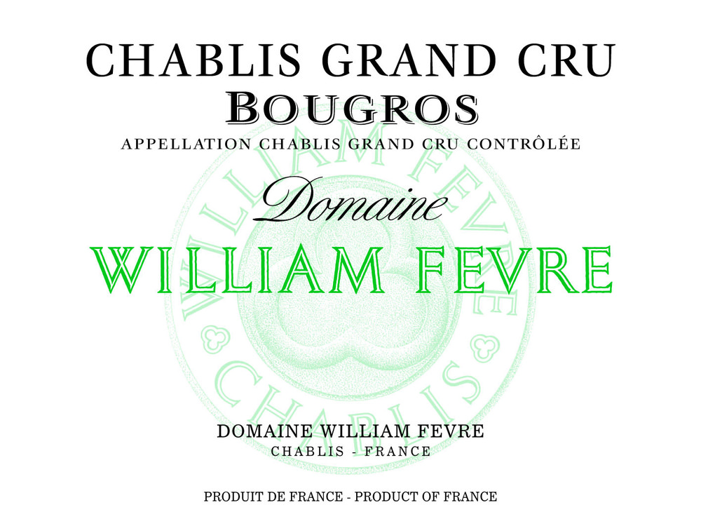 Domaine William Fevre - Chablis Bougros Domaine Grand Cru 2020 0,75 L