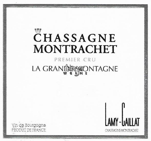 2019 Chassagne-Montrachet 1er Cru La Grande Montagne F. Lamy - Caillat Burgund