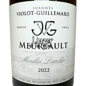2022 Meursault Le Moulin Landin Joannes Violot-Guillemard Cote de Beaune