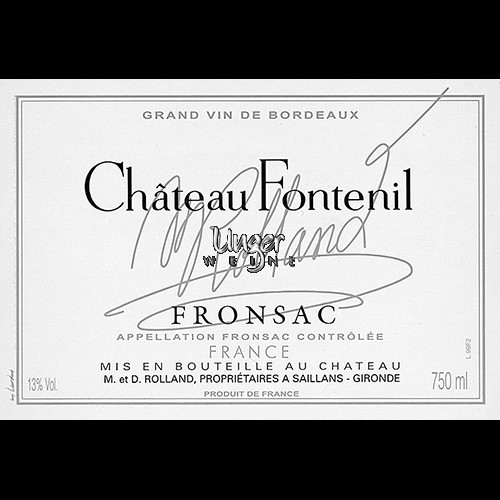 2010 Chateau Fontenil Fronsac