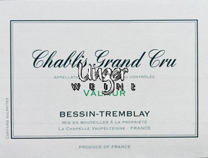 2022 Chablis Valmur Grand Cru Domaine Bessin Tremblay Chablis