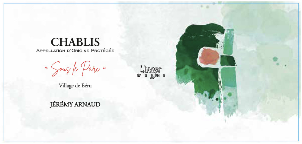 2021 Chablis "Sous le Parc" Village de Béru Domaine Jeremy Arnaud Chablis