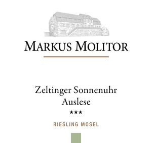 2019 Zeltinger Sonnenuhr Riesling Auslese *** Grüne Kapsel Molitor, Markus Mosel