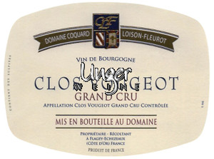 2018 Clos de Vougeot Grand Cru Coquard Loison Fleurot Cote de Nuits