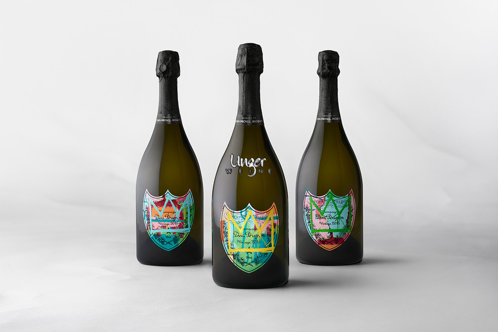 2015 Dom Perignon Champagner Brut Special Edition - Tribute to Jean-Michel Basquiat - 3er Set Moet et Chandon Champagne