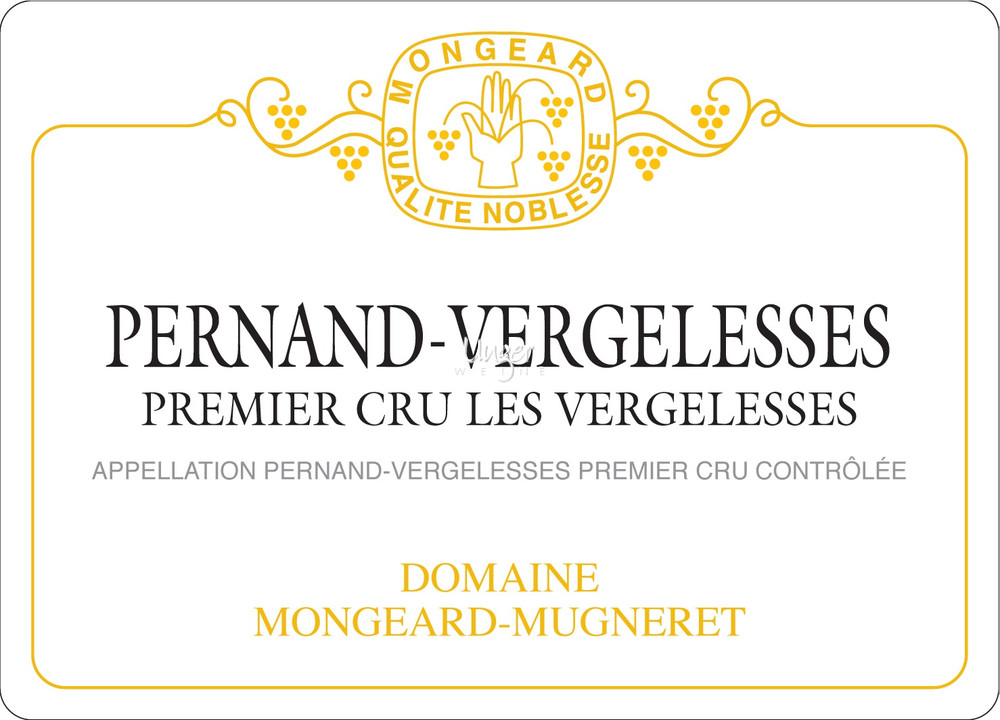 Mongeard Mugneret - Pernand Vergelesses Les Vergelesses 1er Cru 2019