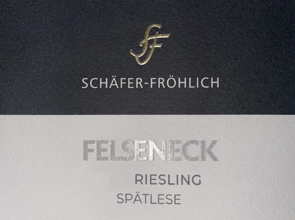 ⁨Schäfer-Fröhlich - Felseneck Riesling Spätlese 2023⁩ ⁨0,75 L⁩