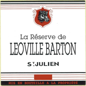 2015 La Reserve de Leoville Barton Chateau Leoville Barton Saint Julien