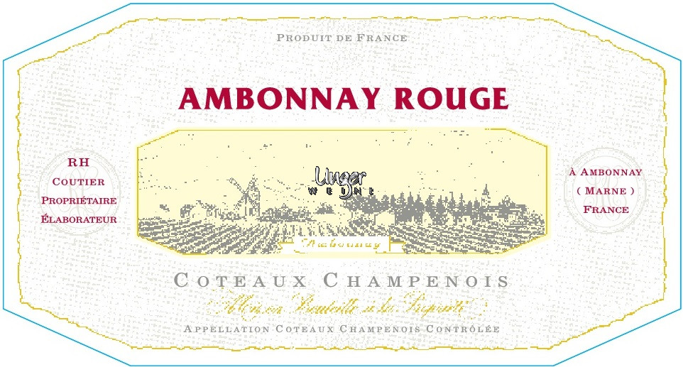 Ambonnay Rouge Coutier Champagne