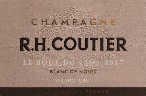 Coutier - Cuvee Le Bout Du Clos Grand Cru Extra Brut 2018